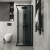 картинка Душевое ограждение Niagara Eco NG-1010-14QT (100х100х190) квадрат,раздвижное,черный,стекло тонированное,1 место от магазина Сантехстрой