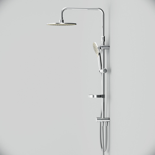 картинка F0780064 Like душевая система, верхний душ 250 мм, ручной душ 120 мм, 3 функции, хром, шт. от магазина Сантехстрой