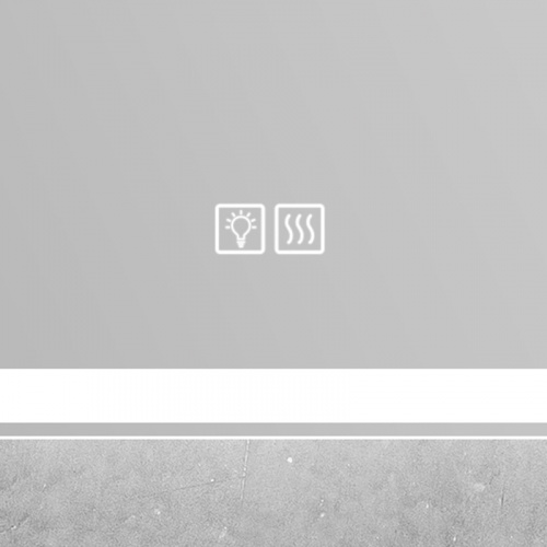 картинка Зеркало BelBagno SPC-MAR-800-800-LED-TCH-WARM от магазина Сантехстрой