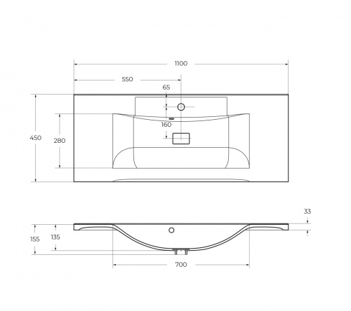 картинка Раковина из литьевого мрамора BelBagno BB1200/450-LV-MR-PR от магазина Сантехстрой