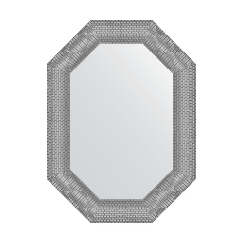 картинка Зеркало Evoform Octagon BY 7289 56x76 серебряная кольчуга от магазина Сантехстрой