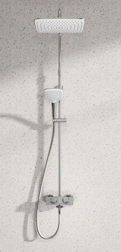 картинка Душевая система KLUDI COCKPIT Explorer с термостатом, хром (8005005-00) от магазина Сантехстрой