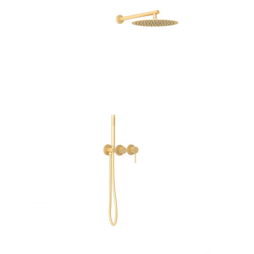 картинка Душевой комплект Groove VSFW-4G01BG4 встраиваемый, двухрежимный, брашированное золото от магазина Сантехстрой