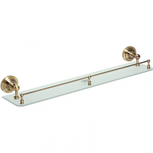 картинка Стеклянная полка Bemeta Retro bronze 144102267 Бронза от магазина Сантехстрой