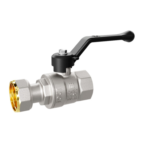 картинка Кран шаровой латунный LD Pride 47.15.В-НкГк.Р Ду15 Ру40 с накидной гайкой (рычаг) от магазина Сантехстрой