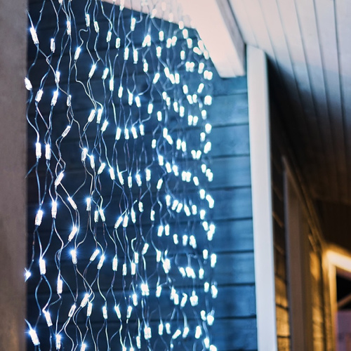 картинка Гирлянда Сеть 2,5х2,5м,  черный ПВХ,  432 LED Белые от магазина Сантехстрой