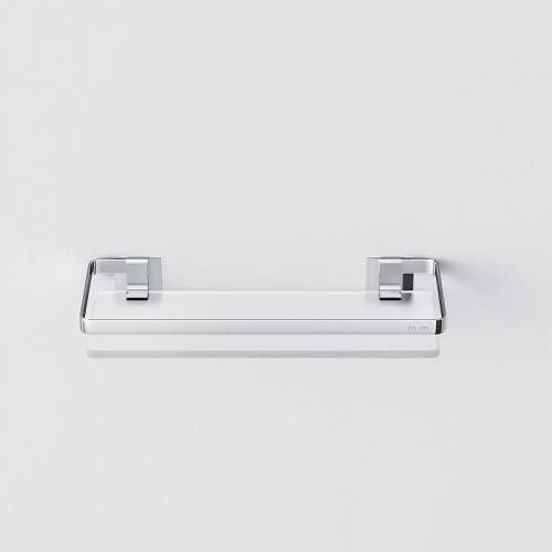 картинка Стеклянная полка AM.PM Sense L A7455100 Серебристая от магазина Сантехстрой