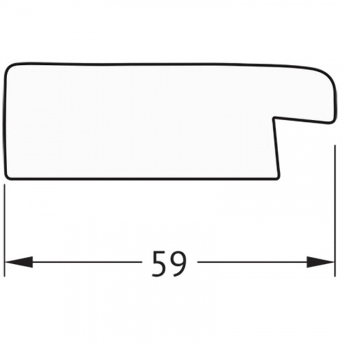картинка Зеркало Evoform Definite 74х74 BY 0668 в багетной раме - Травленое золото 59 мм от магазина Сантехстрой
