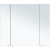 картинка Зеркальный шкаф Aquanet Алвита New 90 303898 Дуб веллингтон белый от магазина Сантехстрой
