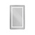 картинка Зеркало BelBagno SPC-KRAFT-500-800-SENS-AL от магазина Сантехстрой