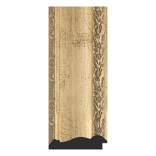 картинка Зеркало настенное Octagon EVOFORM в багетной раме состаренное серебро с орнаментом, 82х82 см, BY 3672 от магазина Сантехстрой