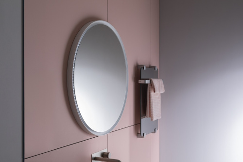 картинка Зеркало D=800 Allen Brau 1.21017.wt Белое от магазина Сантехстрой