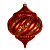 картинка Елочная фигура Лампа,  20 см,  цвет красный от магазина Сантехстрой