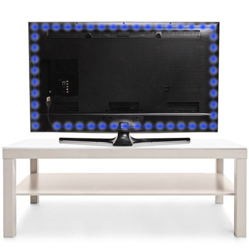 картинка LED лента 1м с USB коннектором 5 В,  8 мм,  IP65, SMD 2835, 60 LED/m,  цвет свечения синий LAMPER от магазина Сантехстрой