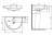 картинка Раковина подвесная Santeri Прайм-65 660х480х142 с переливом, белая (1.3117.6.S00.11B.0) от магазина Сантехстрой
