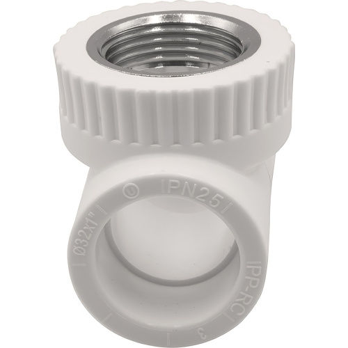 картинка Тройник THERMOLIGHT комбинированный PP-R ВР 32х3/4х32 белый (10/60) от магазина Сантехстрой