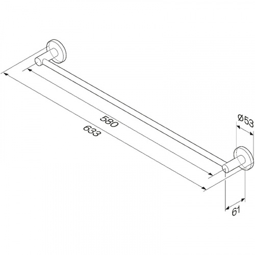 картинка A85A346400 X-Joy, Вешалка для полотенец от магазина Сантехстрой