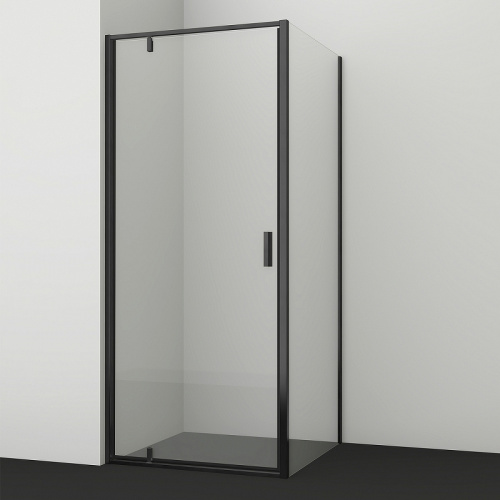 картинка Душевой уголок WasserKRAFT Elbe 80x90 74P28 профиль Черный стекло прозрачное от магазина Сантехстрой