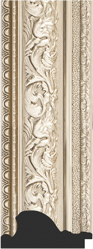 картинка Зеркало Evoform Exclusive 150х65 BY 3556 с фацетом в багетной раме - Виньетка серебро 109 мм от магазина Сантехстрой
