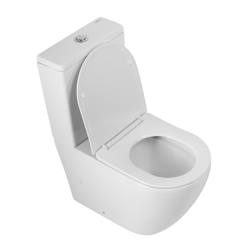 картинка Чаша напольного унитаза с сиденьем BelBagno SFERA-R BB2141CPR/SC от магазина Сантехстрой