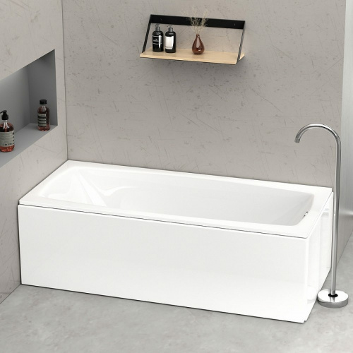 картинка Торцевая панель для ванны Black&White Swan SBA 1757-2SP 75 17572SP Белая от магазина Сантехстрой