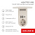 картинка Адаптер USB многофункциональный (2хUSB-A,  USB-С,  розетка 220-250В) с подсветкой и подставкой для телефона REXANT от магазина Сантехстрой