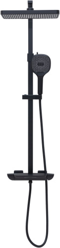 картинка Душевая стойка Allen Brau Infinity 5.21030-31 черный матовый от магазина Сантехстрой