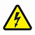 картинка Наклейка знак электробезопасности "Опасность поражения электротоком "100*100*100 мм Rexant от магазина Сантехстрой