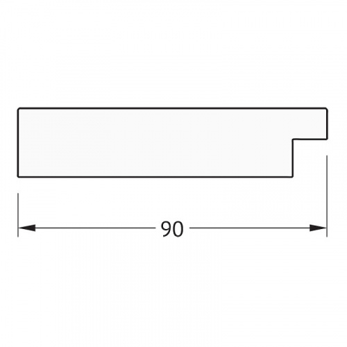 картинка Зеркало Evoform Exclusive 106х76 BY 1200 с фацетом в багетной раме - Алюминий 90 мм от магазина Сантехстрой