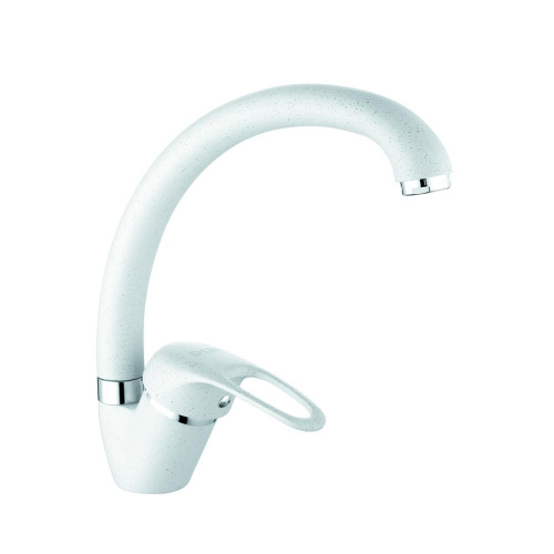 картинка Смеситель для кухни D-Lin D150409-C, белый от магазина Сантехстрой