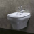 картинка AZZURRA CHARME биде подвесное 52х40см, с 1 отв.c креплением KIT 2000 CF, цвет белый от магазина Сантехстрой