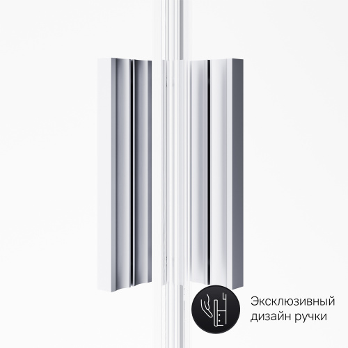 картинка W90G-404-120280-MT Gem Twin Slide 120x80. Душевое ограждение,120x80, профиль мат хром, стекло прозра от магазина Сантехстрой