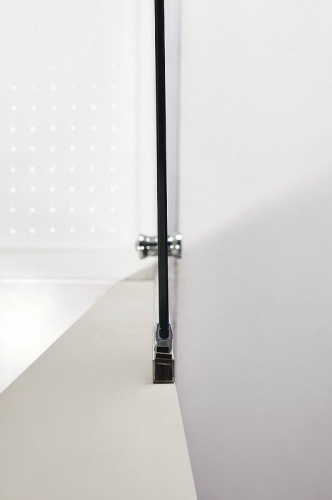 картинка Душевая дверь Cezares Eco 60 ECO-O-B-1-60-P-Cr профиль Хром стекло рифленое от магазина Сантехстрой