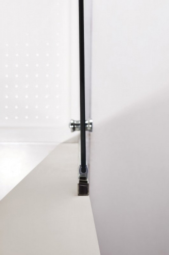 картинка Душевая дверь в нишу Cezares Eco B-1 60 профиль Хром стекло прозрачное от магазина Сантехстрой