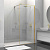 картинка Душевая перегородка Walk-In HS VSW-1HS900CLG, 900*2000, брашированное золото, стекло прозрачное от магазина Сантехстрой