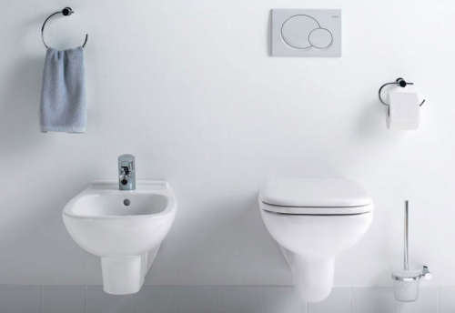 картинка Duravit D-Code Унитаз подвесной компакт с вертикальным смывом, 350x480мм, Цвет: Белый (СПЕЦЦЕНА) от магазина Сантехстрой