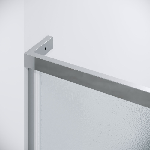 картинка Душевая перегородка 200.K33.03.80.10.02 Pragma (80*195) хром, стекло шиншилла, 1 место от магазина Сантехстрой