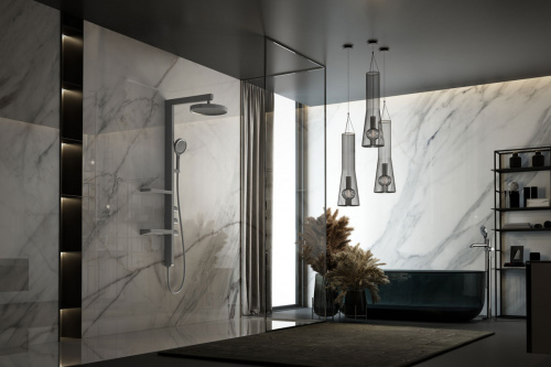 картинка Душевая стойка Inspire VSFS-3I11GM, вороненая сталь от магазина Сантехстрой