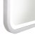 картинка Зеркало Art&Max Genova AM-Gen-800-800-DS-F-White 80х80 с подсветкой, белый матовый от магазина Сантехстрой