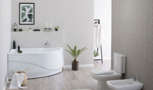 картинка Акриловая ванна Aquanet Graciosa 150x90 L 203940 без гидромассажа от магазина Сантехстрой