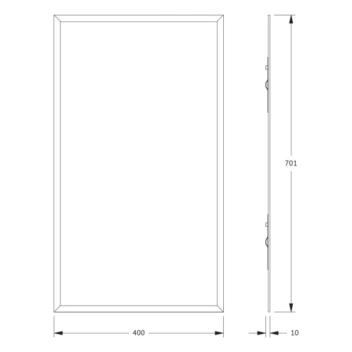 картинка Зеркало Evoform Comfort BY 0912 40x70 от магазина Сантехстрой