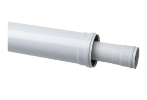 картинка Коаксиальное удлинение полипропиленовое, диам. 60/100 мм, длина 1000 мм, для конденсационных котлов бытовой серии до 40 кВт, материал-оцинкованная сталь с порошковой окраской, полипропилен, силикон от магазина Сантехстрой