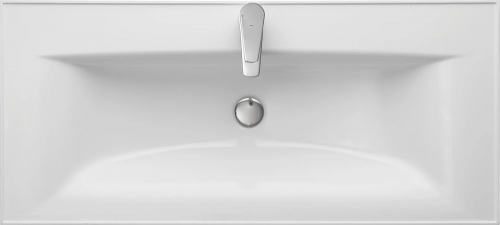 картинка Раковина накладная Айрис 100 1A723031AG010 белая от магазина Сантехстрой