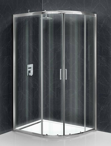 картинка Душевой уголок BelBagno Uno 120х90 UNO-195-RH-2-120/90-C-Cr профиль Хром стекло прозрачное от магазина Сантехстрой