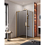 картинка Душевой уголок Cezares Slider SLIDER-AH-1-80-90/100-GRIGIO-BORO 90-100x79,5 см, профиль золотой матовый, стекло графитовое от магазина Сантехстрой