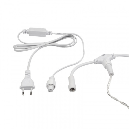 картинка Гирлянда Светодиодный Дождь 2х1,5м,  эффект мерцания,  прозрачный провод,  230 В,  диоды ТЕПЛЫЙ БЕЛЫЙ от магазина Сантехстрой