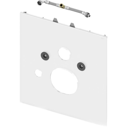 картинка TECElux   Нижняя панель  для установки унитаза Geberit Sela, стекло белое от магазина Сантехстрой