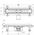 картинка Душевой лоток LORANTO PRIME LINE 50 см боковой сток D-50, 360*, решетка из нержавеющей стали, гидрозатвор сухой (4023.0Y050K.050.1) от магазина Сантехстрой
