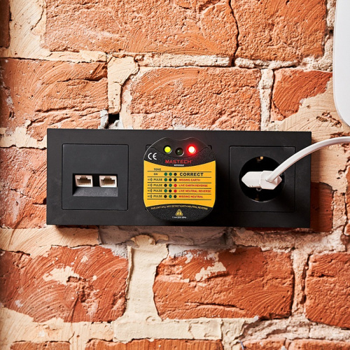 картинка Тестер розеток MS6860D MASTECH от магазина Сантехстрой