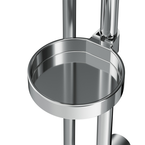 картинка F0170A000 Spirit V2.0, душ.комплект: ручн.душ d 120 мм 3 ф-ции, штанга 900, шланг 1 750 мм, хром, шт от магазина Сантехстрой